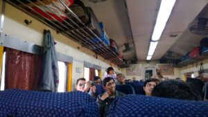 Train to Shantiniketan, West Bengal