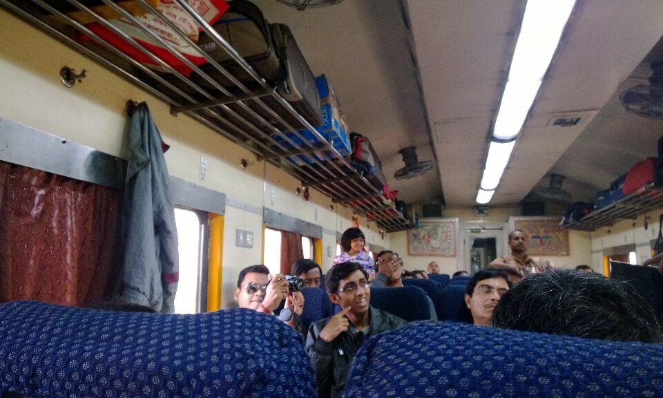 Train to Shantiniketan, West Bengal