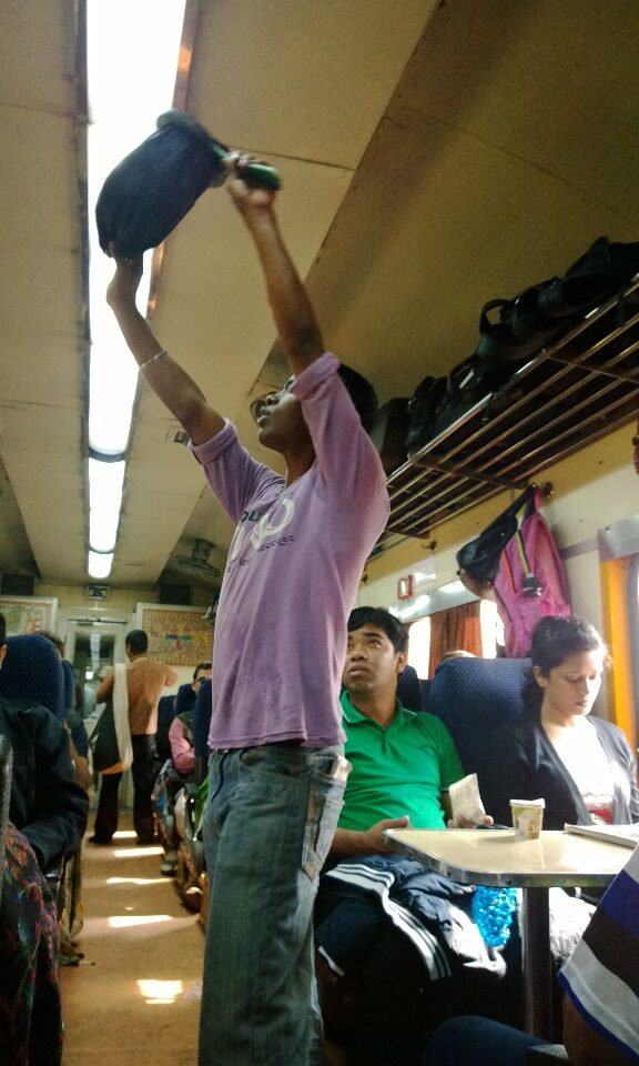 Train to Shantiniketan, West Bengal