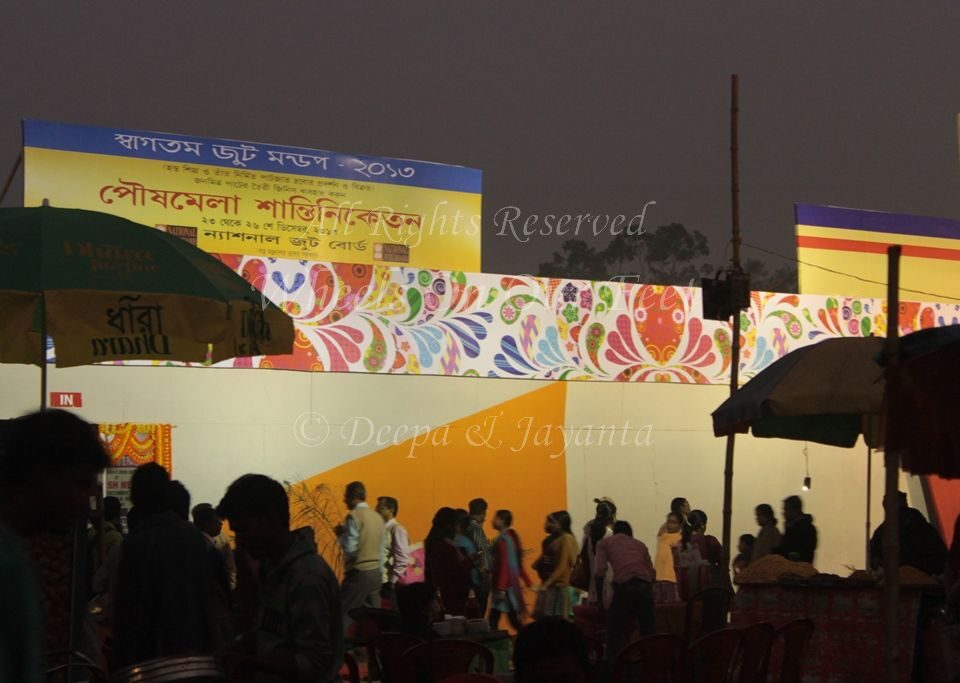 Arts & Crafts @Poush Mela-- Shopping in Shantiniketan