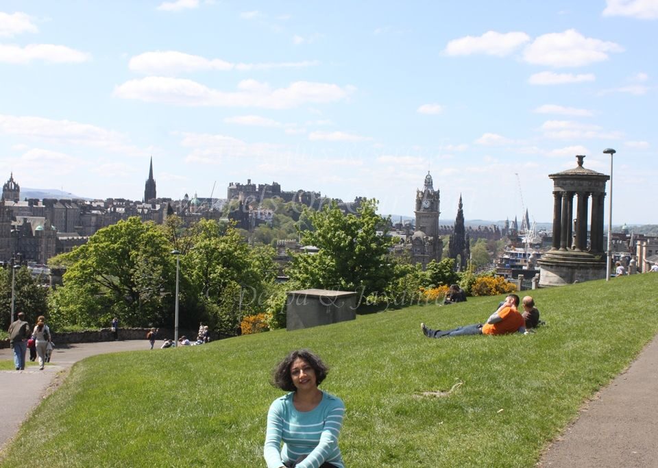 Calton Hill in Edinburgh, Scotland