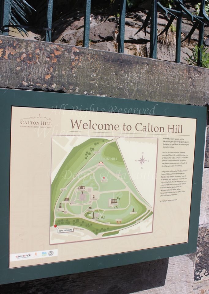 Calton Hill in Edinburgh, Scotland