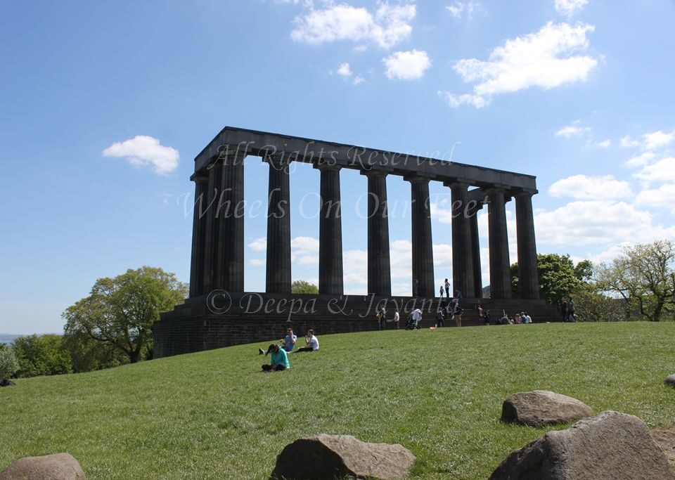 Calton Hill in Edinburgh, Scotland