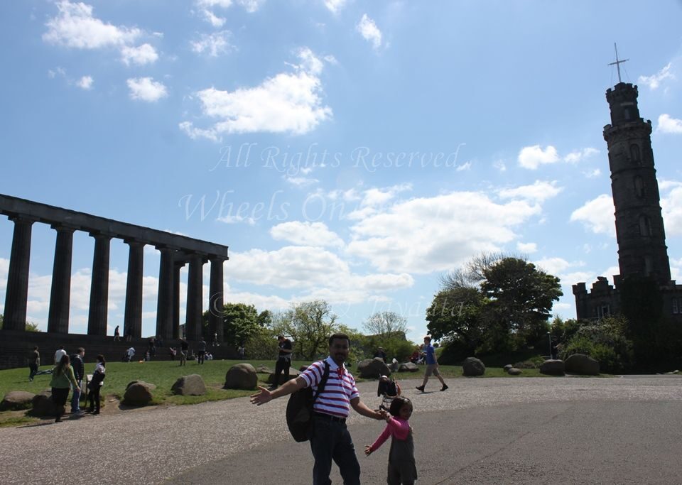 Calton Hill in Edinburgh, Scotland