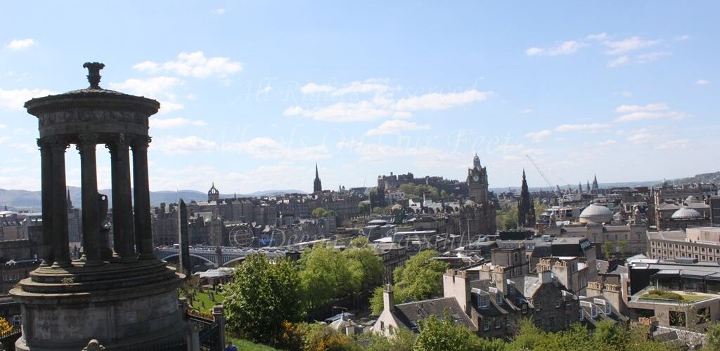 Calton Hill in Edinburgh (Scotland)