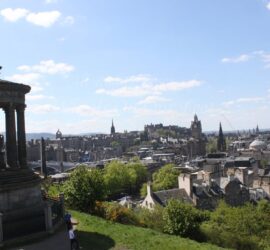 Calton Hill in Edinburgh (Scotland)