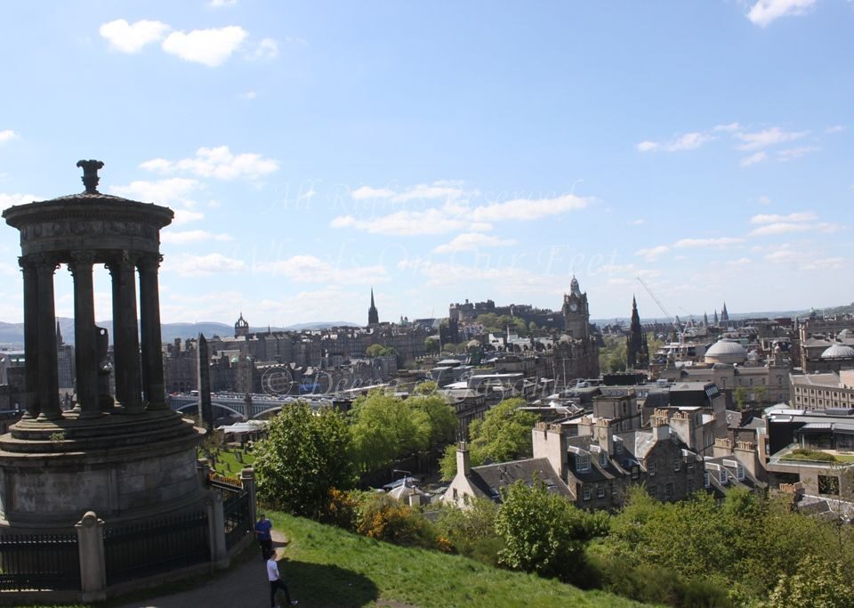 Calton Hill in Edinburgh (Scotland)