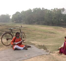 Kopai River in Shantiniketan