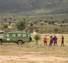 Watch how Masai tribesmen light fire in Masai Villages