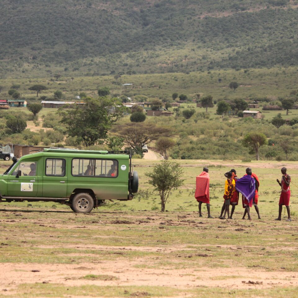 Watch how Masai tribesmen light fire in Masai Villages