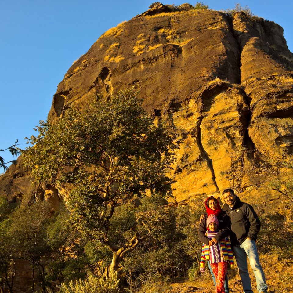 Sight-seeing in Panchmarhi -- Dhoopgarh