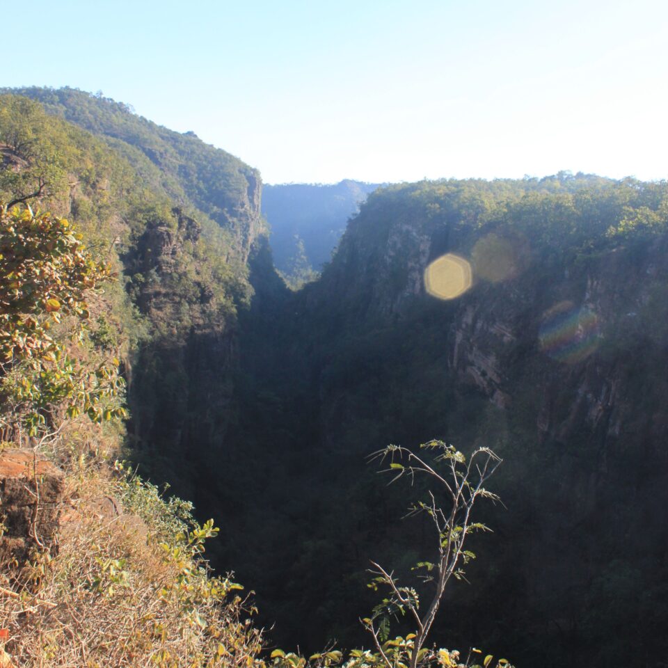 Sight-seeing in Panchmarhi -- Forsyth Point