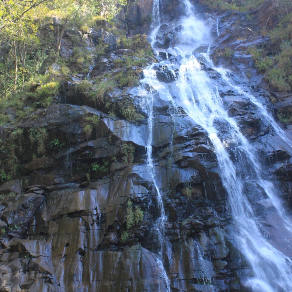 Sight seeing in Panchmarhi -- Bee Falls