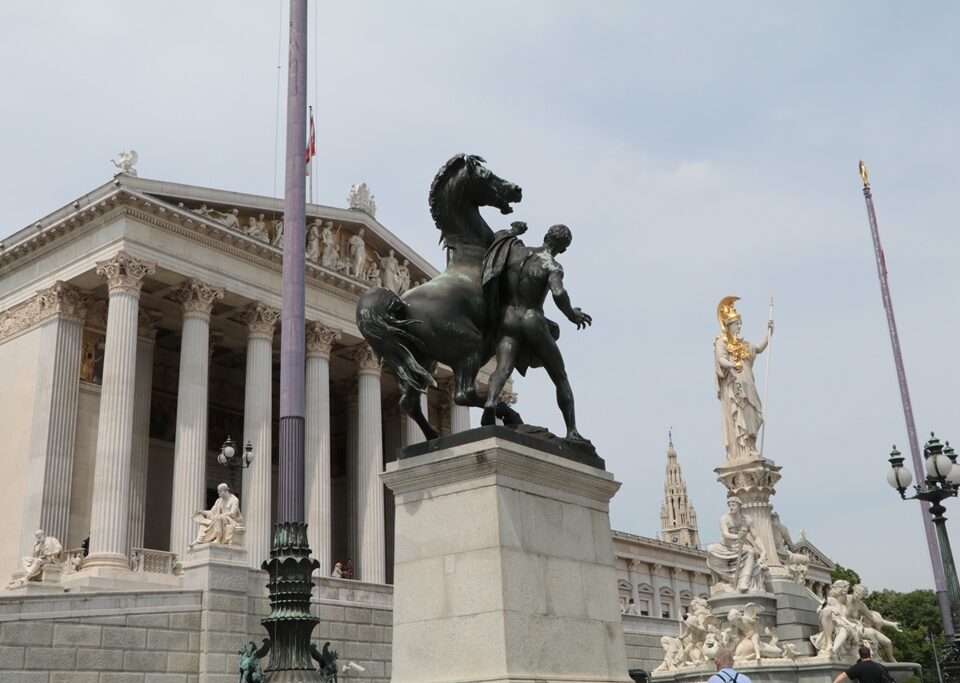 Sight-seeing in Vienna, Austria