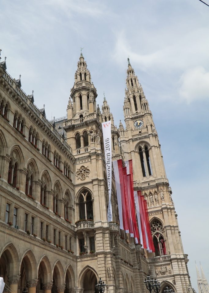 Sight-seeing in Vienna, Austria