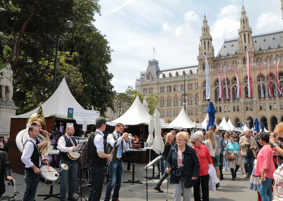 Sight-seeing in Vienna, Austria