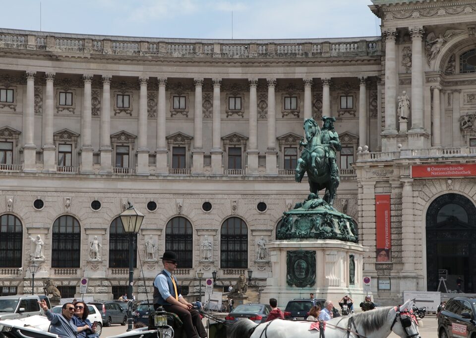 Sight-seeing in Vienna, Austria