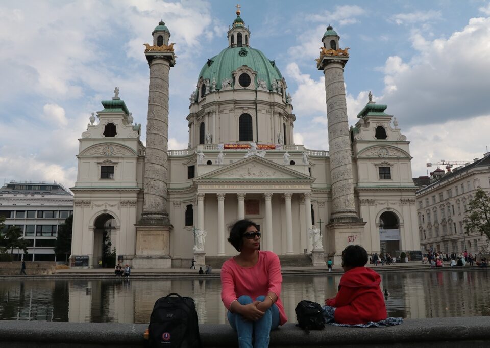 Sight-seeing in Vienna, Austria